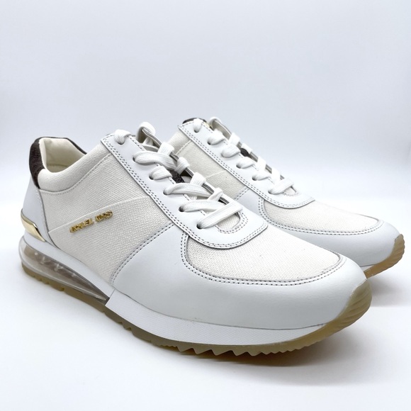 Michael Kors MK Allie Trainer Logo Print Sneakers - Picture 2 of 16